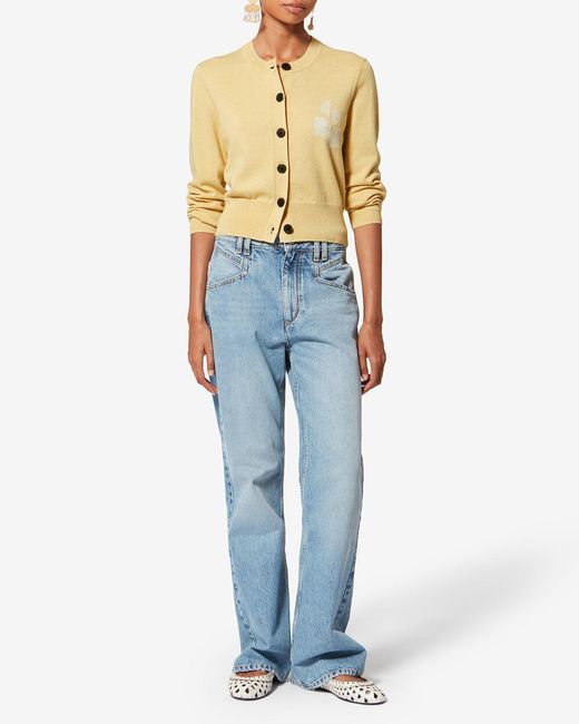 Isabel Marant White Newton Cardigan