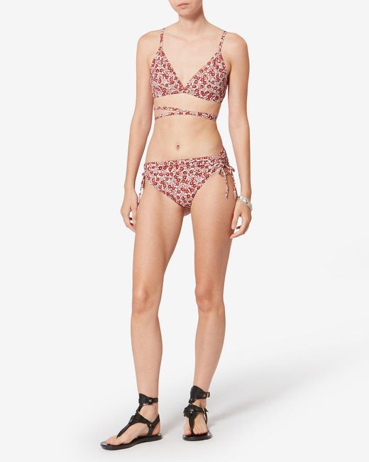 Isabel Marant White Solange Bikini Top