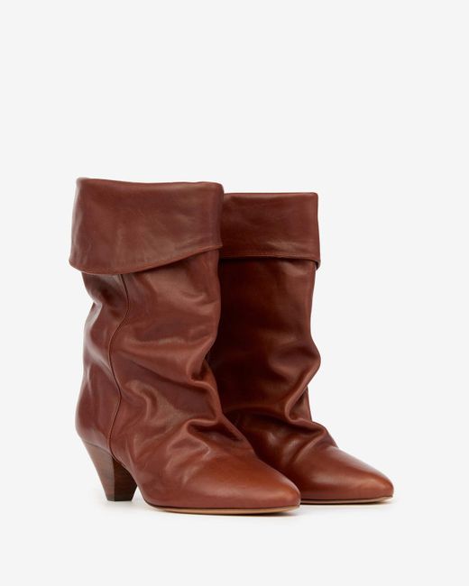 Isabel Marant Red Dalby Boots