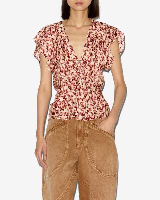 Isabel Marant White Top Lonea