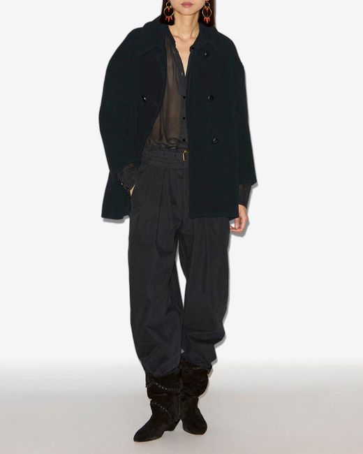 Isabel Marant Blue Fiby Coat