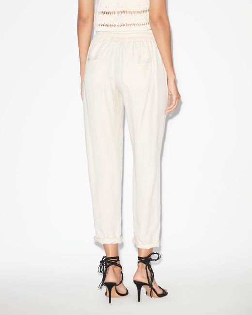 Berati Pantaloni di Isabel Marant in White