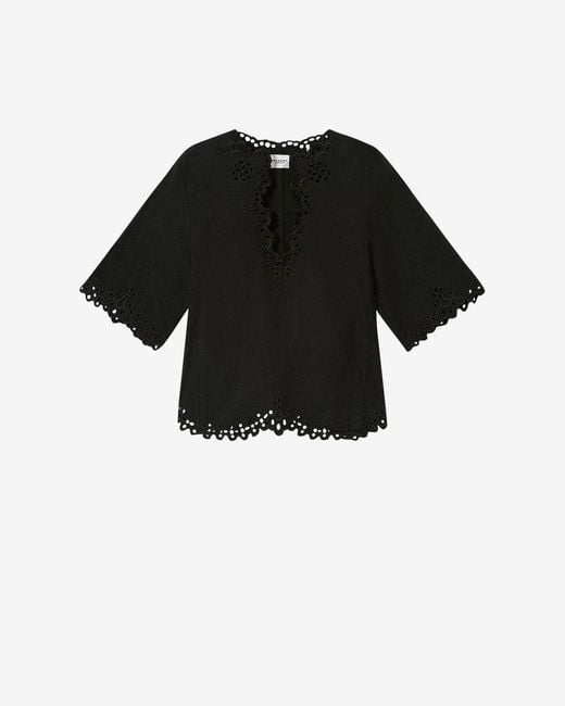 Isabel Marant Black Shana Top