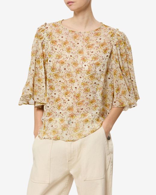 Isabel Marant White Floma Top