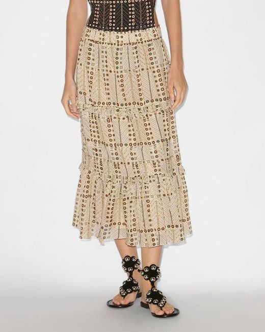 Isabel Marant Natural Diya Skirt