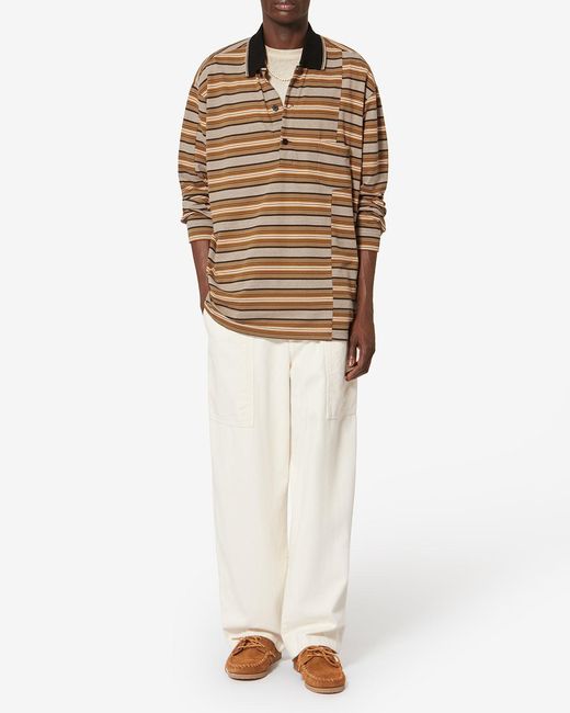 Isabel Marant White Sorel Polo for men