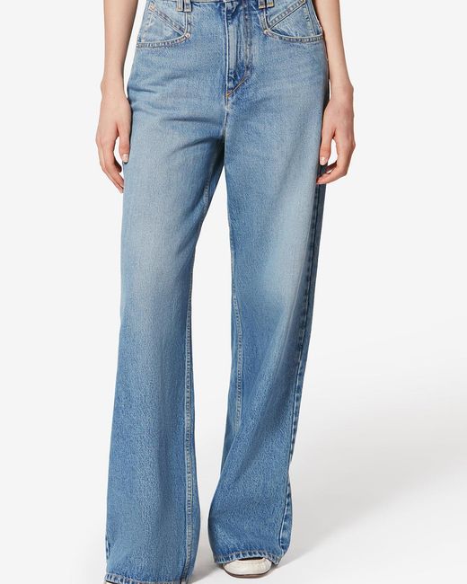Isabel Marant Blue Lemony Pants