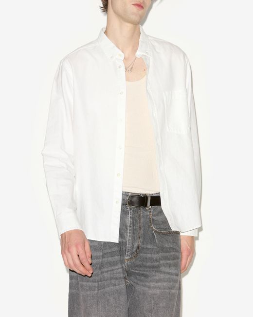 Isabel Marant White Jasolo Shirt for men