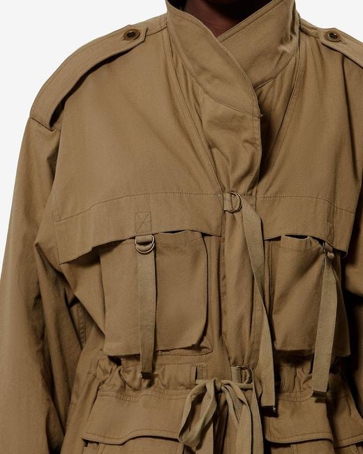 Isabel Marant Natural Beriza Cotton Jacket