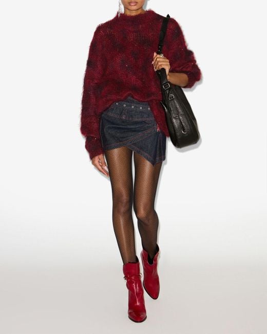 Isabel Marant Red Mickaella Sweater