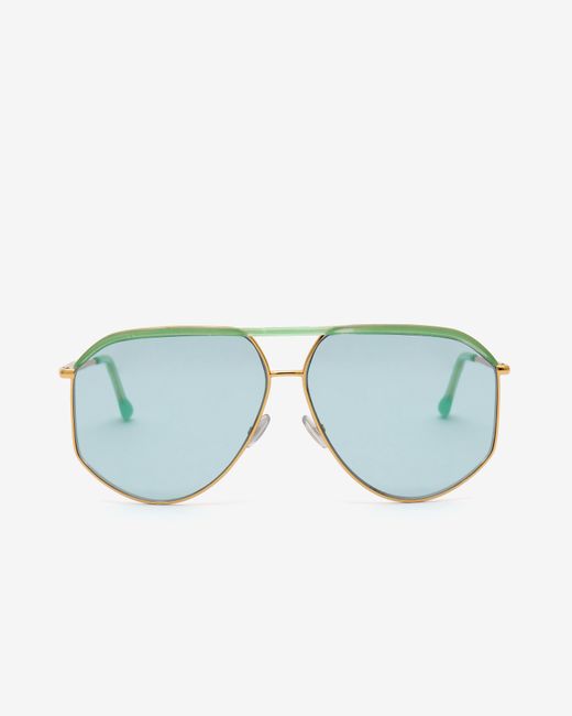 Isabel Marant White Juno Sunglasses