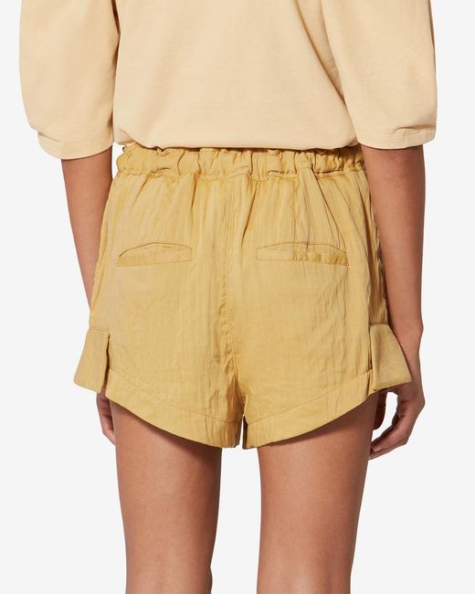 Isabel Marant White Birva Shorts