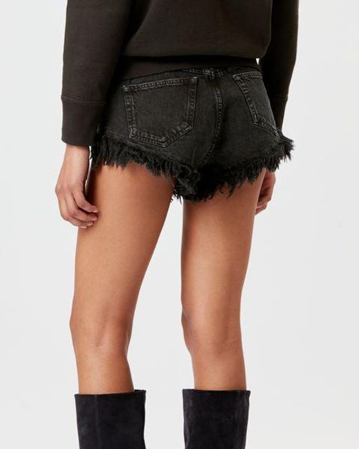 Isabel Marant Black Eneidao Shorts