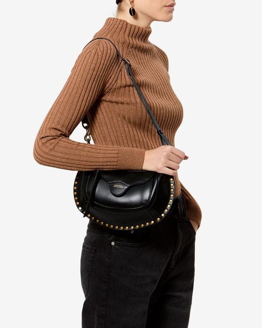 Isabel Marant Black Oskan Moon Pocket Bag