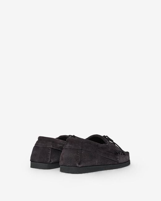 Isabel Marant Black Fenlis Loafers for men