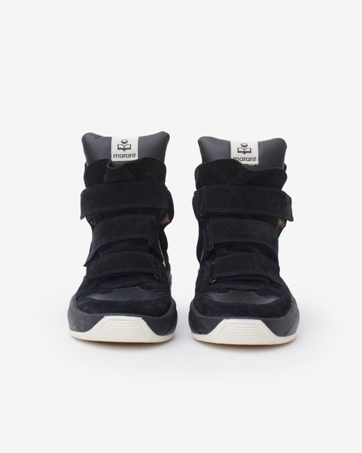 Isabel Marant Black Bumkeeh Leather Sneakers for men