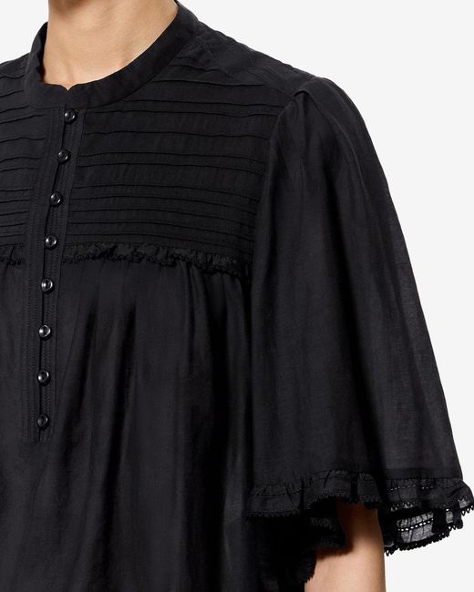 Isabel Marant Black Douna Top