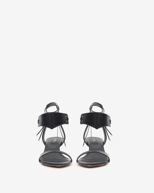 Isabel Marant White Arson Sandals