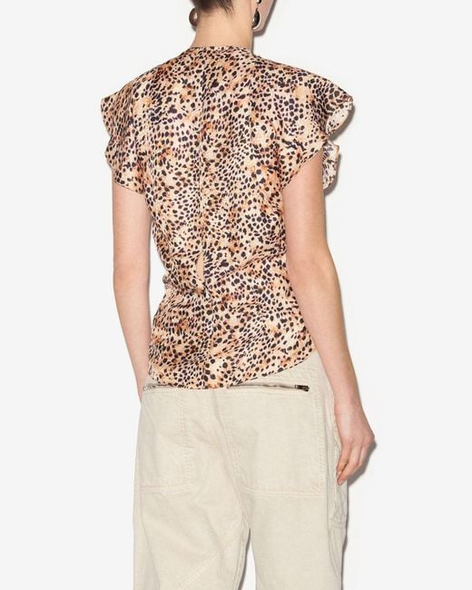 Isabel Marant White Lonea Top