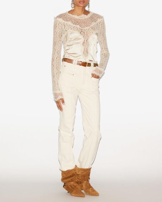 Isabel Marant White Top Diem