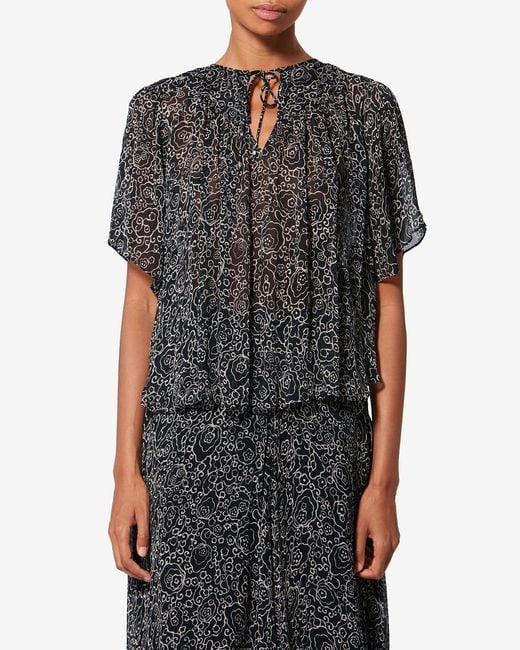 Isabel Marant Gray Neslya Top