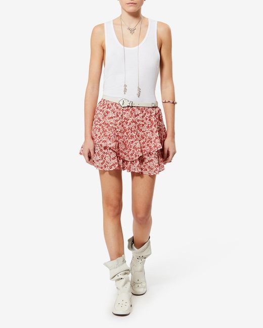 Isabel Marant Red Jocadia Shorts