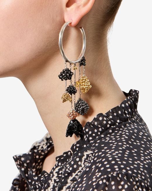 Isabel Marant Black Catalina Earrings