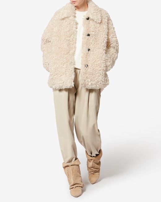 Isabel Marant Natural Tarvey Coat