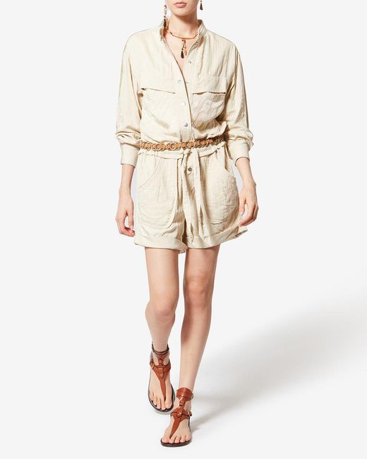 Isabel Marant White Betyna Playsuit