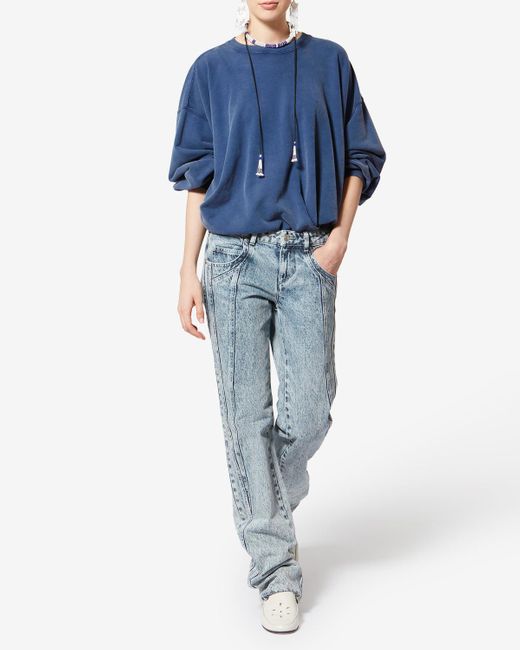 Isabel Marant Blue Sauria Sweatshirt
