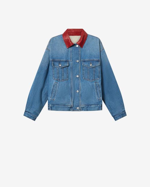 Isabel Marant Blue Johan Denim Jacket for men