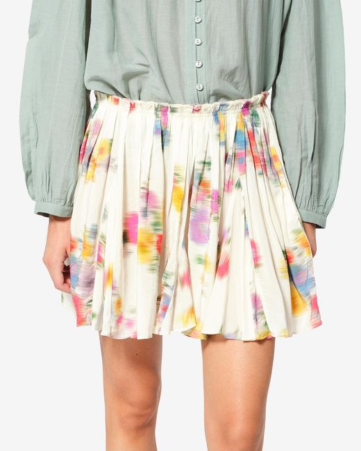 Isabel Marant White Livy Skirt