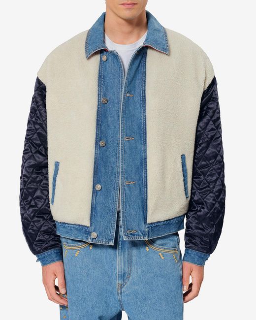 Isabel Marant Blue Johan Denim Jacket for men