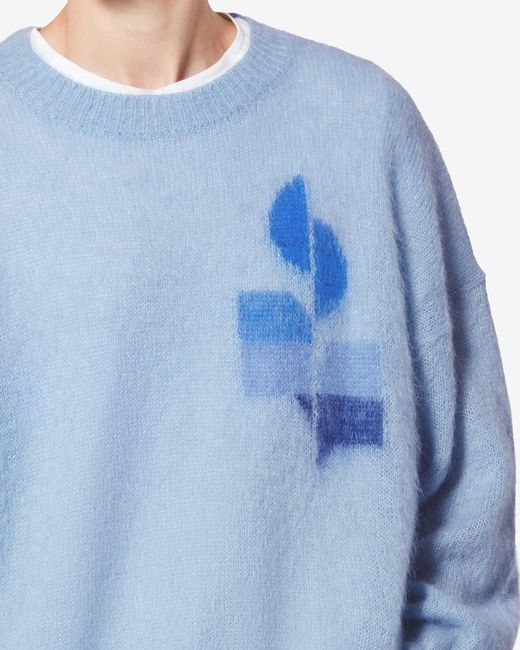 Isabel Marant Blue Drany Sweater for men
