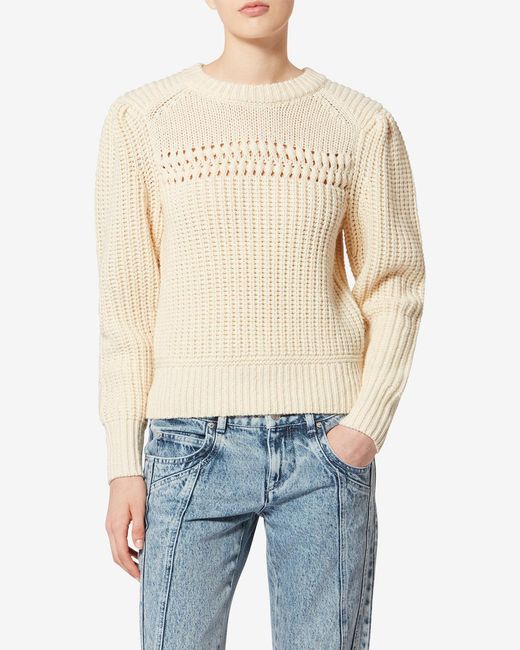 Isabel Marant White Winnie Sweater