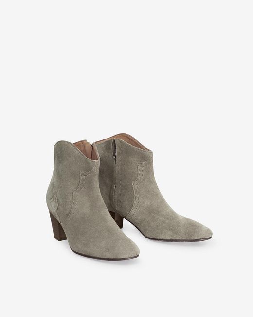 Isabel Marant White Dicker Boots