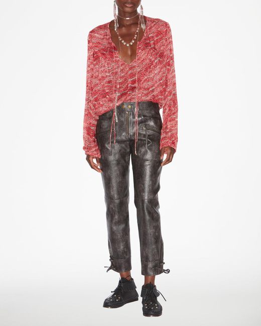 Top Advika Isabel Marant de color Red