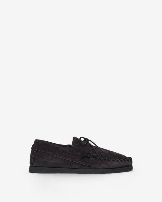 Isabel Marant Black Fenlis Loafers for men