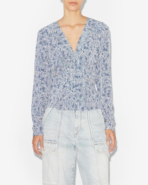 Isabel Marant Blue Eddy Top