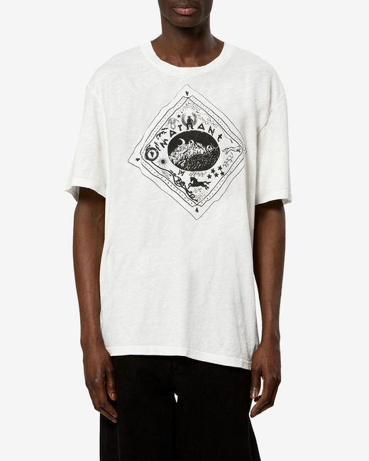 Isabel Marant White Hiroe Tee Shirt for men