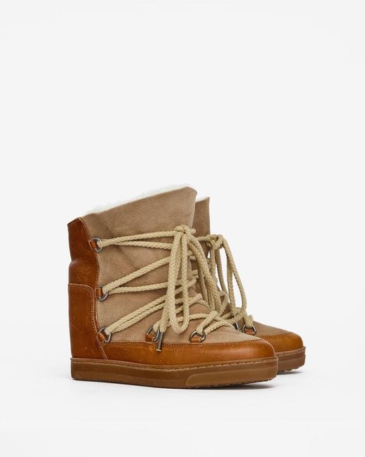 Isabel Marant Natural Nowles Boots