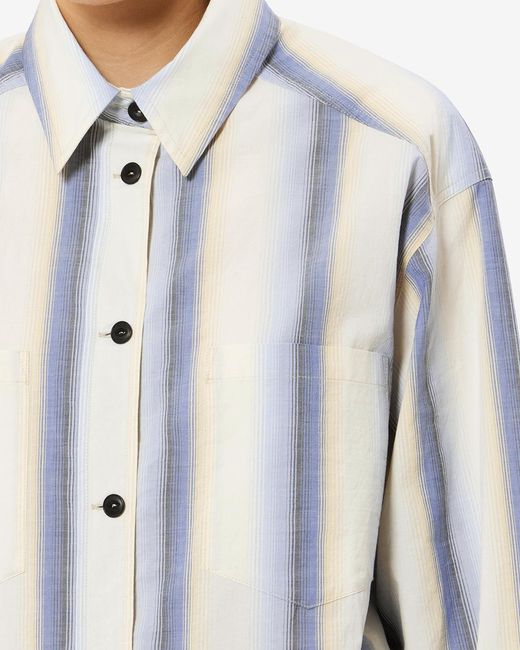 Isabel Marant Blue Mahvane Shirt