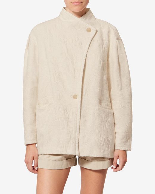 Isabel Marant Natural Uadie Coat
