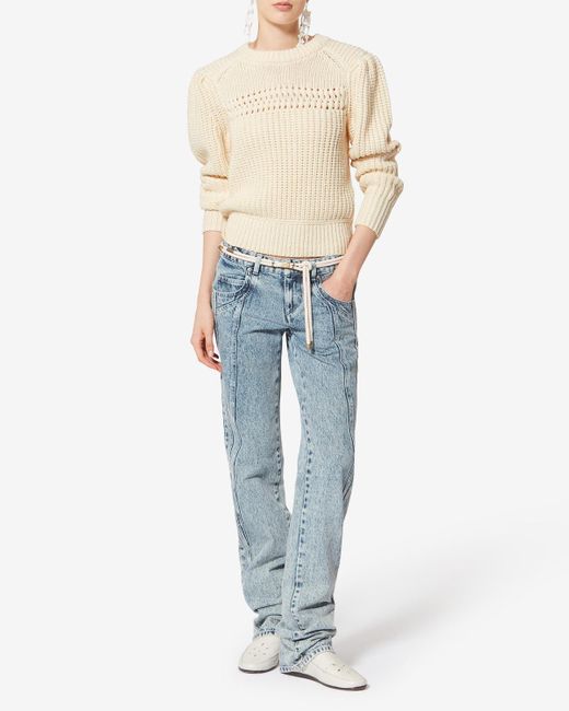 Isabel Marant White Winnie Sweater