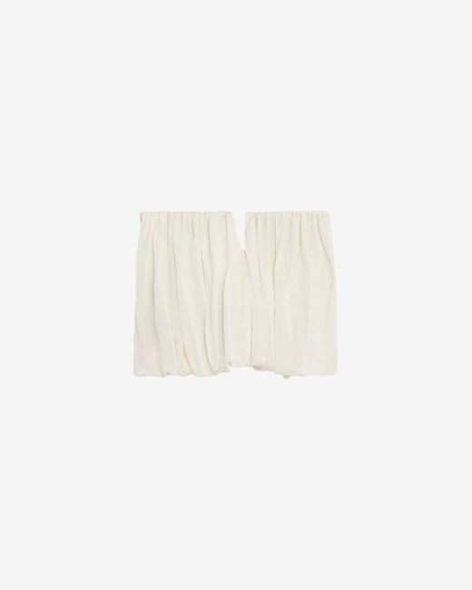 Isabel Marant White Amalia Bustier Top