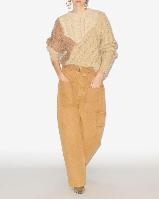 Pantalón Mathilda Isabel Marant de color Natural
