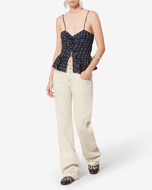 Isabel Marant Blue Dolma Top