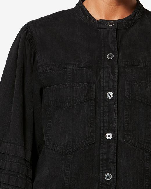 Isabel Marant Black Mileda Shirt