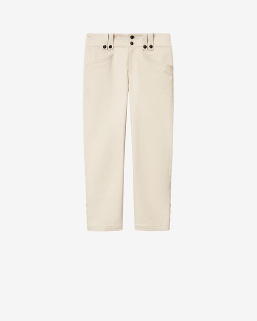 Isabel Marant White Berna Pants