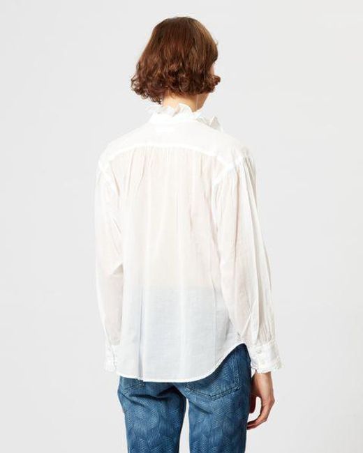 Isabel Marant White Pamias Top